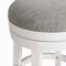 Alaterre Furniture Clara Swivel Counter Height Stool, White, 2PK ANCL03FDCR2 - alternate 2